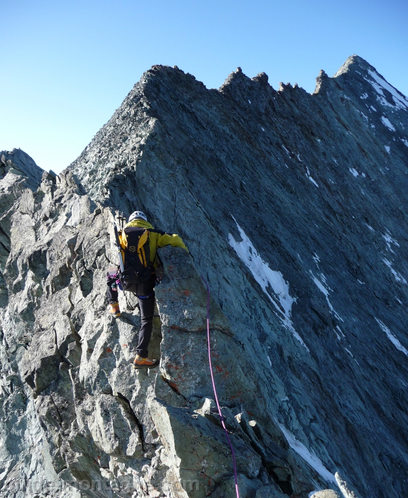 Arete nord du Mont Pourri 03